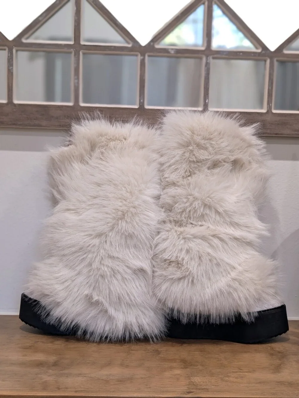 Free People x FP Collection Apres All Day Faux Fur Winter Boots 6.5